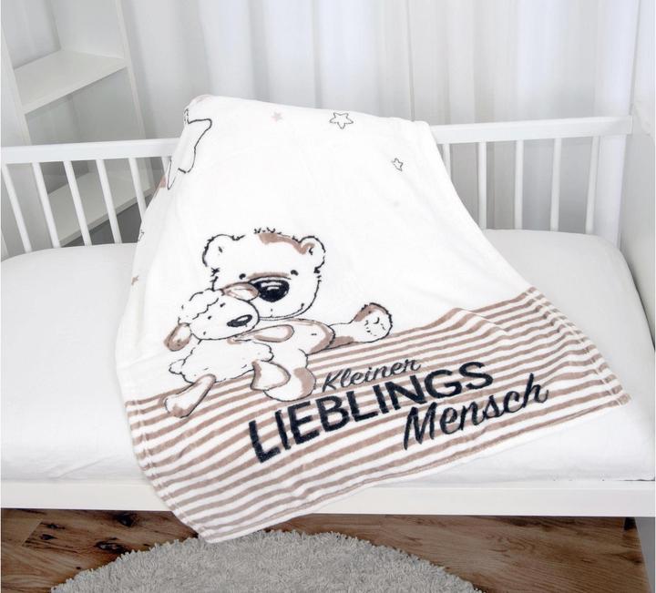 Actual product image Herding Favorite man microfiber fleece blanket (75 x 100 cm)