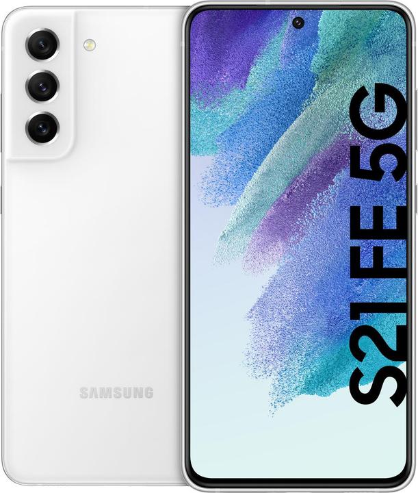 Produktbild Samsung Galaxy S21 FE 5G EU (256 GB, White, 6.40", Hybrid Dual SIM, 12 Mpx, 5G)