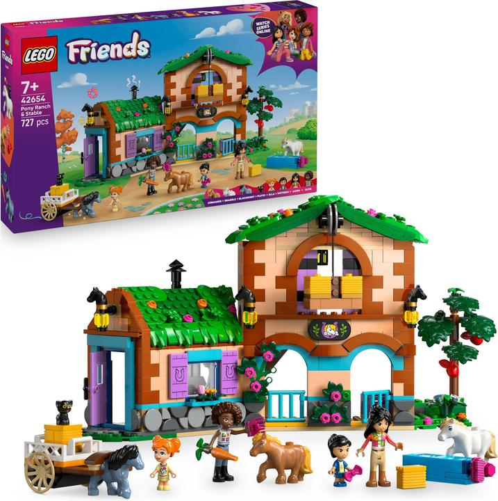 Produktbild LEGO Ponyhof & Stall (42654, LEGO Friends)