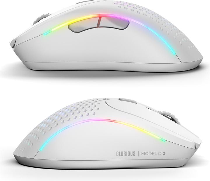 Image du produit Glorious PC Gaming Race Glorious Modèle D 2 Souris de jeu sans fil - blanche (Sans fil)