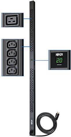 Image du produit Eaton Tripp Lite Series PDU Metered 208V - 240V 3.2-3.8kW 20A 6 C19  32 C13 C20 Vertical 0URM - Vertical