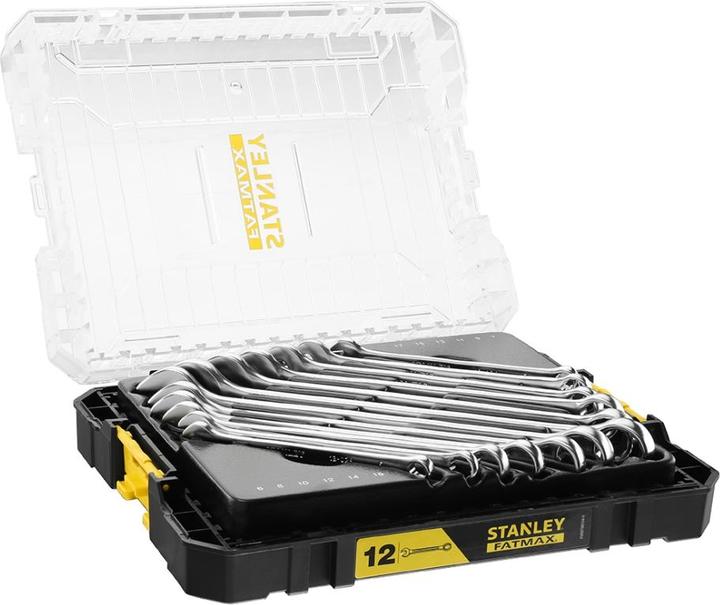 Immagine prodotto Stanley Set di chiavi combinate 12 pezzi (17 mm, 7 mm, 16 mm, 15 mm, 8 mm, 14 mm, 12 mm, 13 mm, 9 mm, 6 mm, 10 mm, 11 mm)