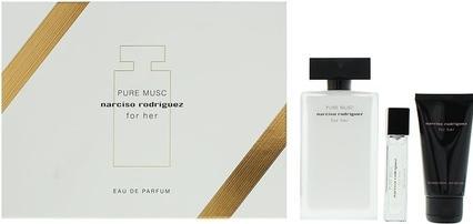 Produktbild Narciso Rodriguez Pure Musc For Her 3 Piece Gift Set: Eau De Parfum 100ml (Parfum set)