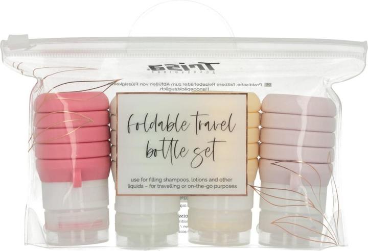 Image du produit Trisa Travel - Travel Set - Faltbare Reisebehälter (Flacons pour liquide)