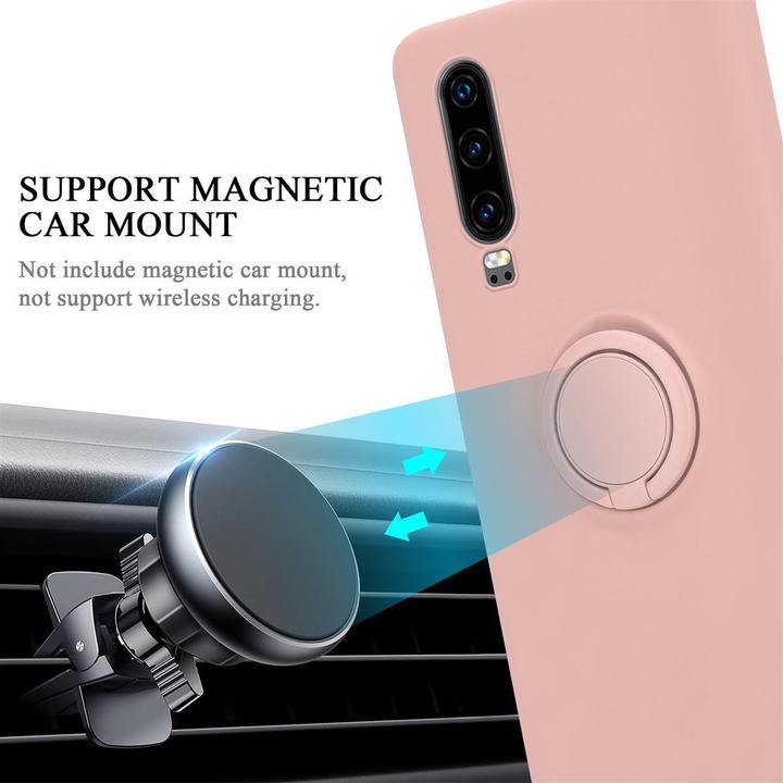 Image du produit Cadorabo TPU Liquid Ring Silicone Case Cover (Huawei P30)