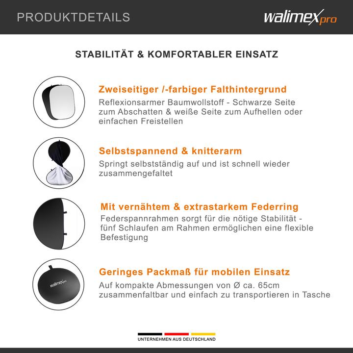 Actual product image Walimex 2in1 Foldable Background (145 cm, 200 cm)