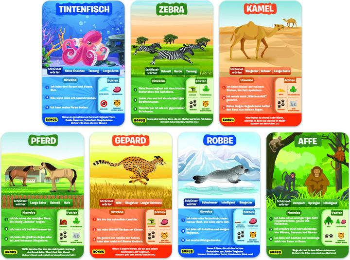 Actual product image HCM Kinzel 10 guesses - World of Animals (German)