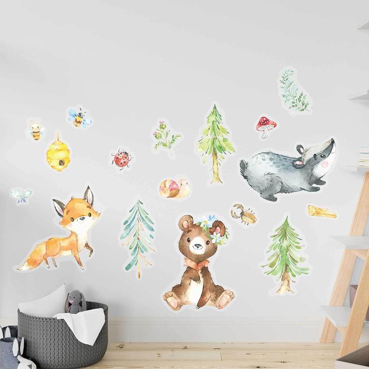 Produktbild Papierdrachen Waldtiere (22 x 30 cm)