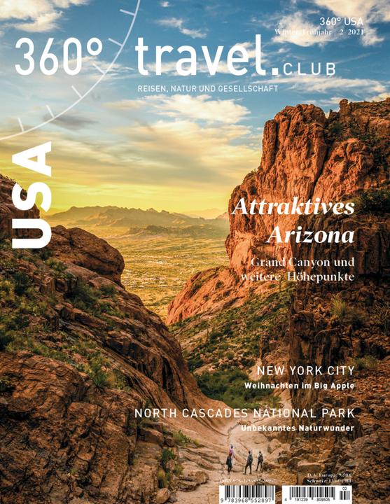 Produktbild 360° USA - Ausgabe Winter/Frühjahr 2/2021: Attraktives Arizona (360° USA: Reisen, Natur und Gesellsc (Deutsch, 2021)