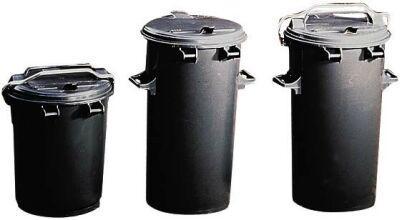 Produktbild Schäfer Shop System-Mülleimer SME, Volumen 35 oder 50 l, mit oder ohne Bügel, anthrazit (50 l)