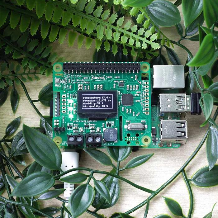 Immagine prodotto Kitronik Controllo della qualità dell'aria HAT per Raspberry Pi