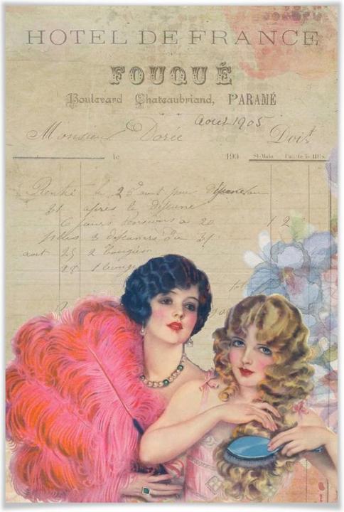 Produktbild Trenddeko Vintage Girls (40 x 60 cm)