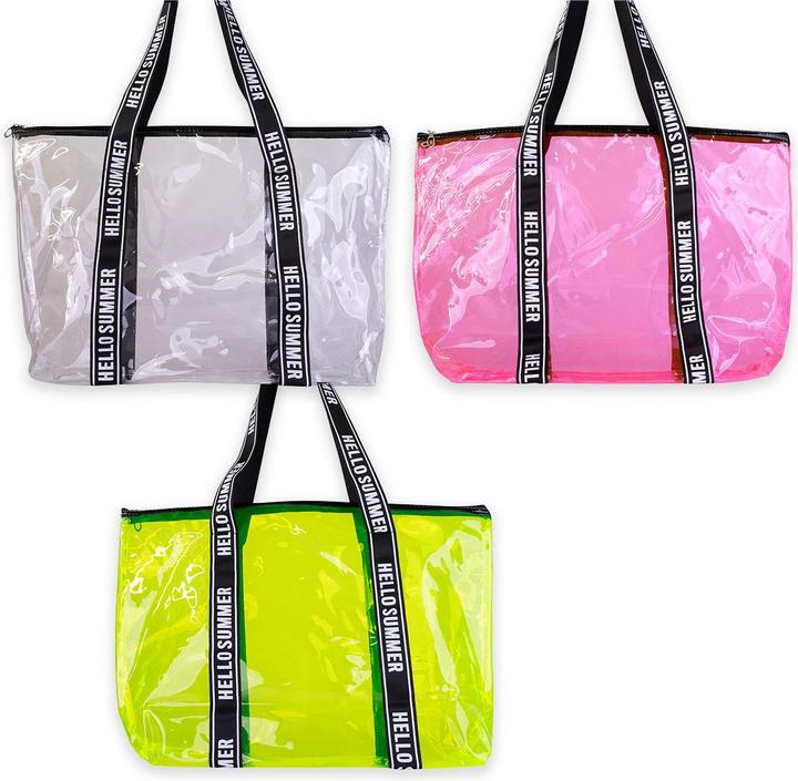 Accentra Strandtasche transparent