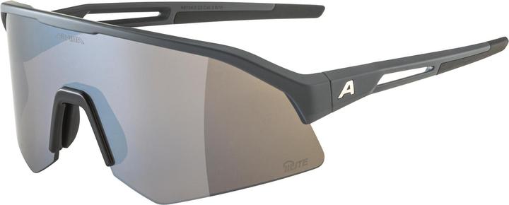 Actual product image ALPINA SPORTS Sonic Hr Q-Lite (Midnight-grey matt, Silver)