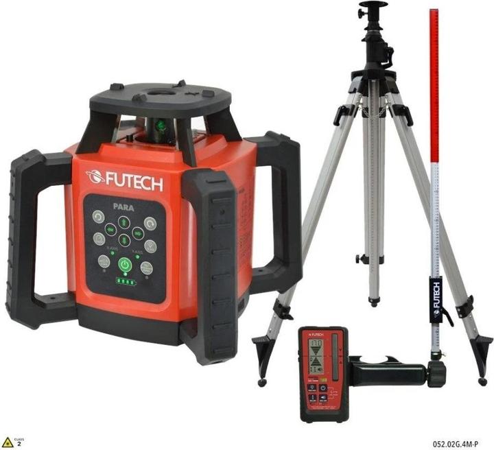 Futech 052.02G.4M Para Grüner Rotationslaser + Empfänger Quattro MM