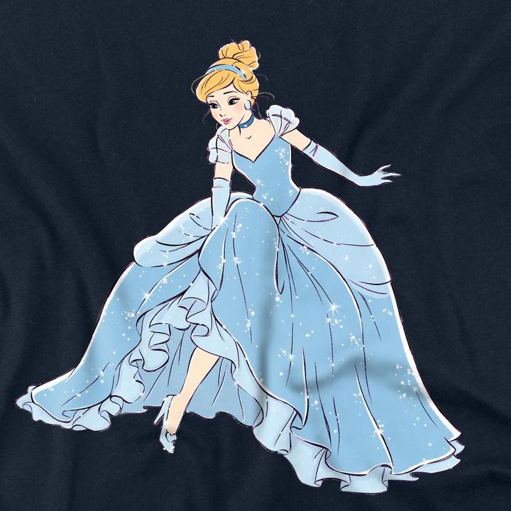 Immagine prodotto Cinderella Sparkling Princess Maglietta Adulto Unisex (S)