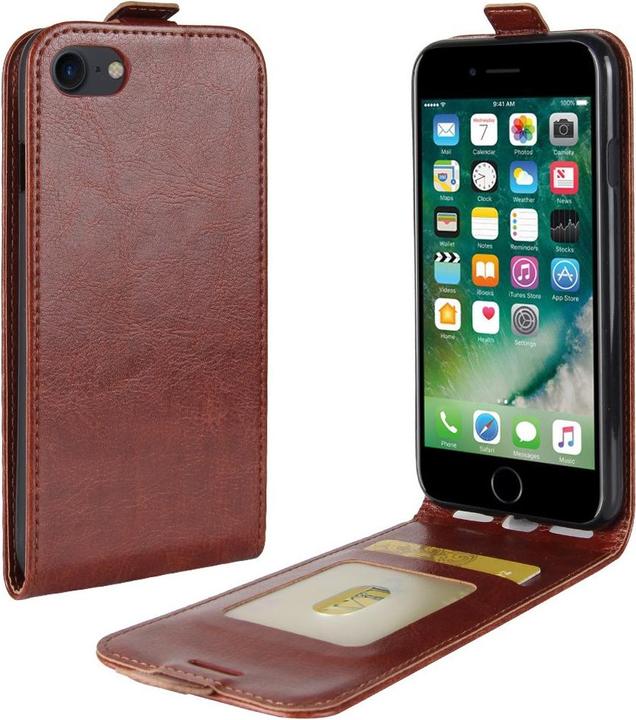 Actual product image Cover-Discount Classic Leather Flip Case (Apple iPhone SE, Apple iPhone 7, Apple iPhone 8)