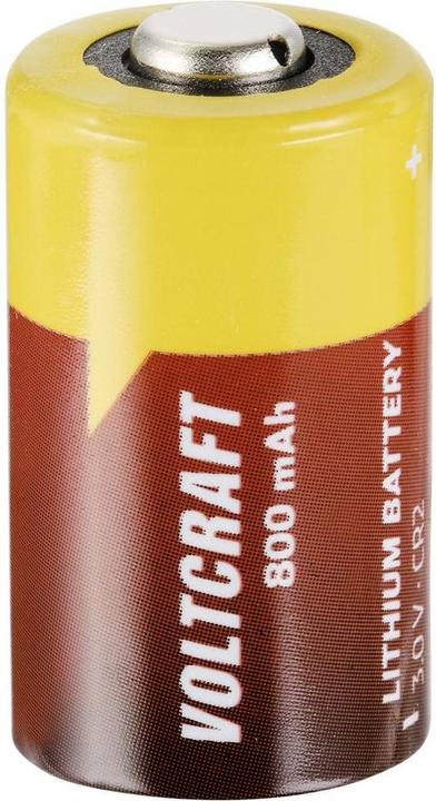 Immagine prodotto Voltcraft Batteria fotografica CR2 CR 2 Litio 800 mAh 3 V 1 pz. (1 pz., CR2, 800 mAh)