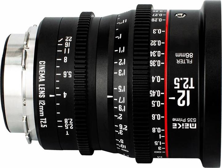 Image du produit Meike 12mm T2.5 Super 35 Prime Cinema Lens PL Mount (Monture L)