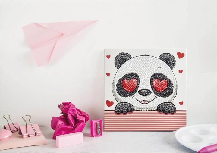 Actual product image Diamond Dotz Diamond Painting Panda Love