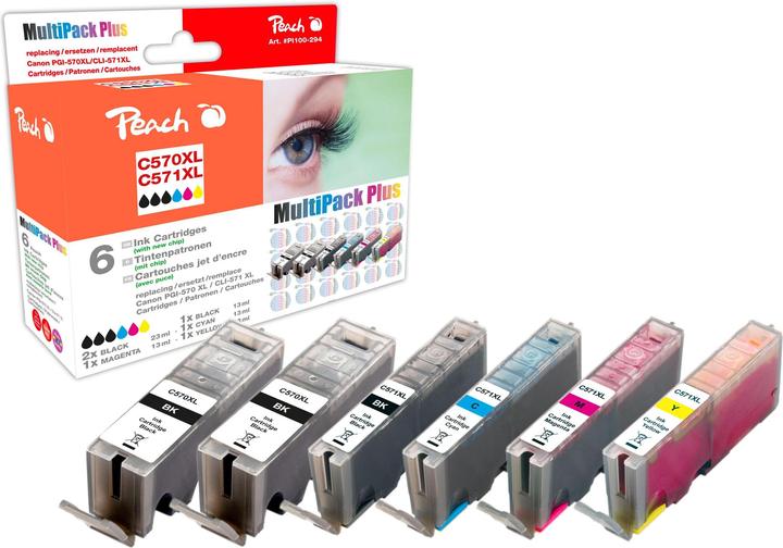 Produktbild Peach Pgi-570xl/Cli-571xl (M, PBK, Y, C, BK)