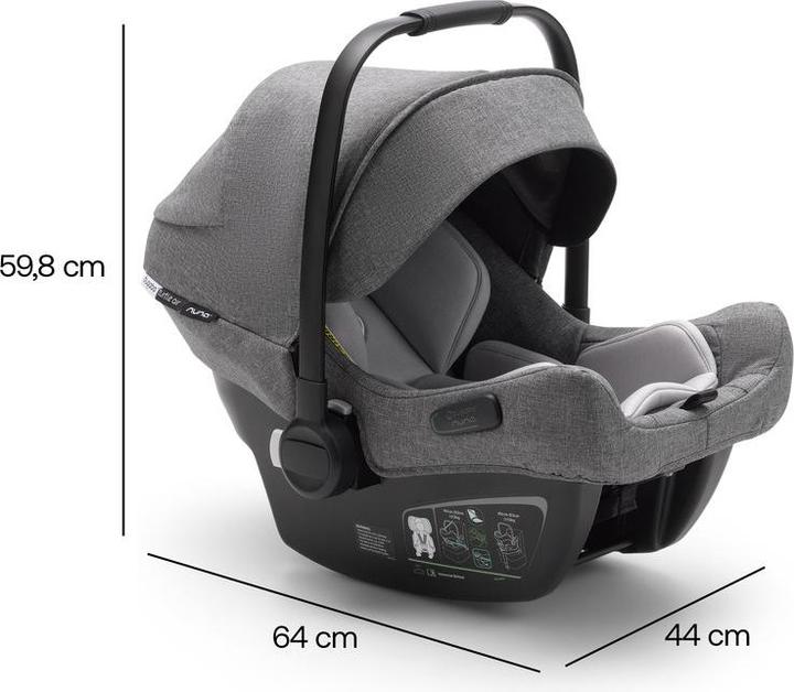 Produktbild Bugaboo Turtle Air by Nuna (Babyschale, ECE R129/i-Size Norm)