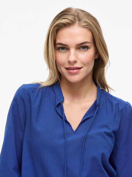 Image du produit Vila VIPETRA Split Neck Oberteil mit 3/4-Ärmeln (38)