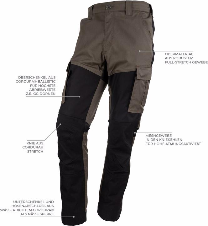 Actual product image Forsberg Vildmark extremely durable and elastic outdoor pants (58)