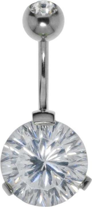 Bijouteria Bauchpiercing (Edelstahl, Kristall)