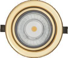Nobile nobilé Downlight N 5022 COB LED, 3,3 W, or/blanc chaud NO-1850230812 (190 lm)