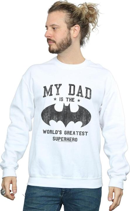 Produktbild Batman Mein Vater ist ein Superheld Baumwolle Sweatshirt (XXL)