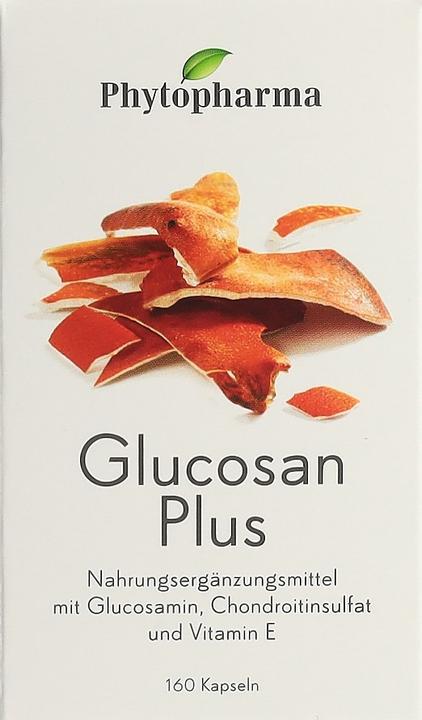 Image du produit Phytopharma Glucosan PLUS avec glucosamine et chondroïtine pour les articulations (160 pièce(s), Capsules, 127 g)