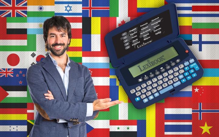 Actual product image Lexibook Electronic Pocket Translator (NTL1570) (Spanish, Italian, Portuguese, English, German)