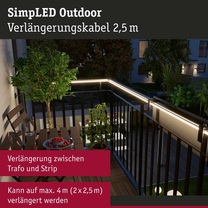 Actual product image Paulmann SimpLED Outdoor extension cable