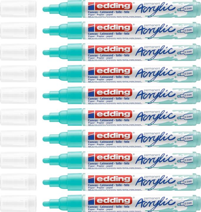 Actual product image Edding Acrylic marker 5100 Medium (Turquoise, 3 mm, 1 x)