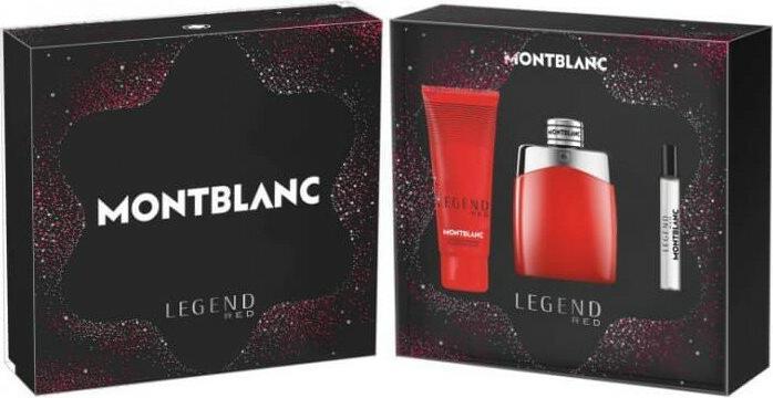 Actual product image Montblanc Mont Blanc Legend Red Eau de Parfum Men's Aftershave Gift Set Spray 100ml (Eau de parfum, 100 ml)