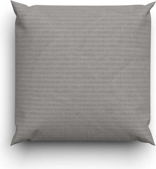Immagine prodotto Lotus Bettwaren Biancheria da letto in raso Seersucker uni (Copricuscino, 65 x 65 cm)