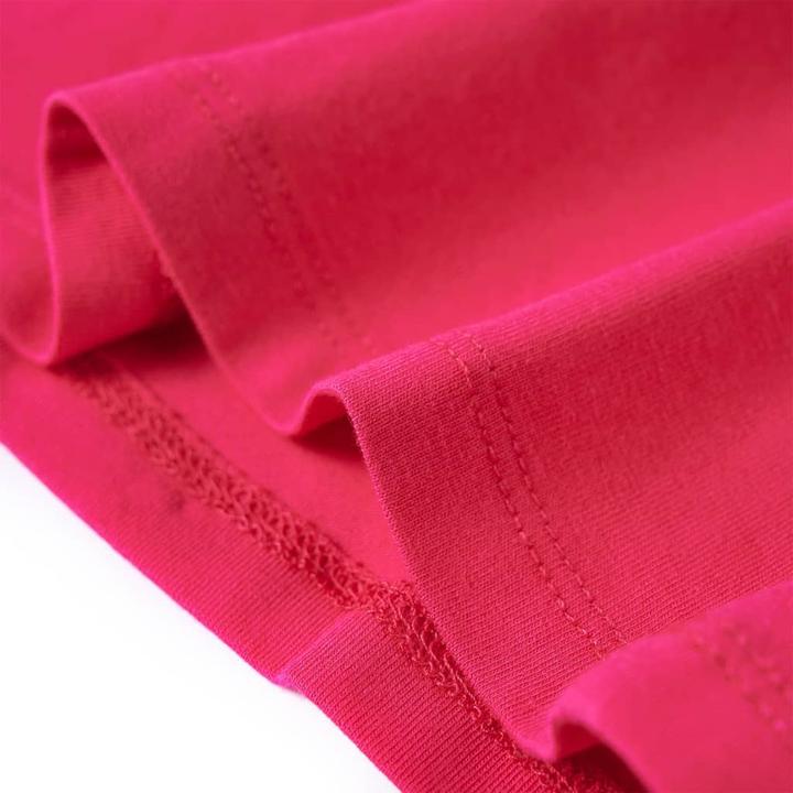 Image du produit VidaXL T-shirt manches longues enfant rose vif 140,Composition : 95% Coton (140)