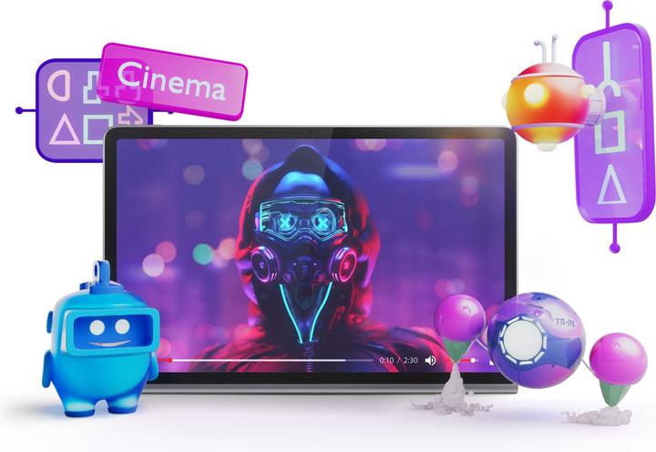 Produktbild Lenovo Tab Plus (nur WLAN, 11.50", 256 GB, Luna Grey)