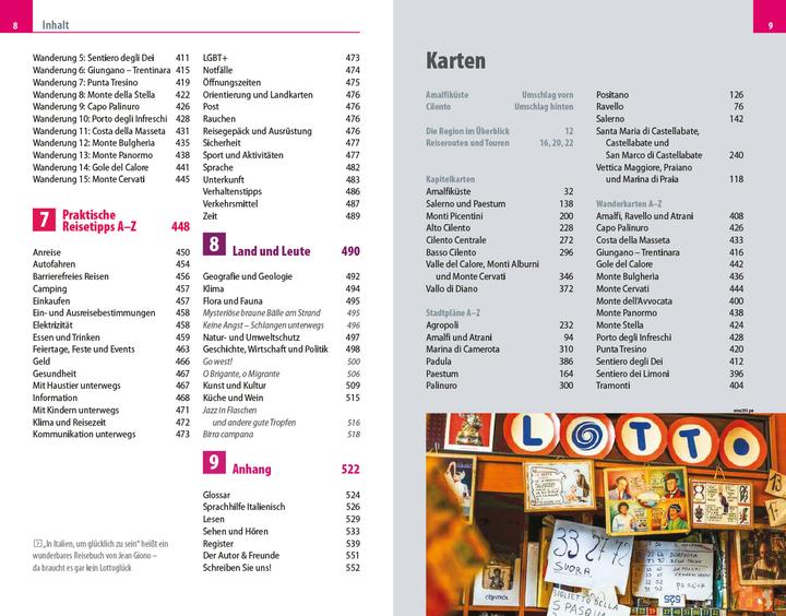 Produktbild Reiseführer Cilento und Amalfiküste (Deutsch, Peter Amann, 2024)