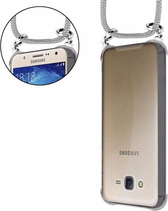 Produktbild Cadorabo TPU Handy Kette SILBER Cover