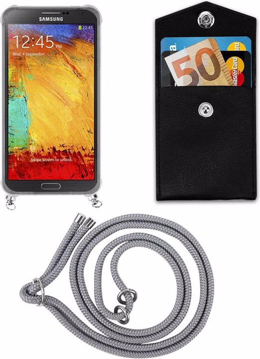 Produktbild Cadorabo TPU Handy Kette SILBER Cover