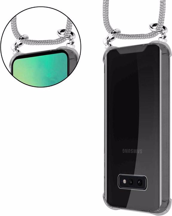 Produktbild Cadorabo TPU Handy Kette SILBER Cover