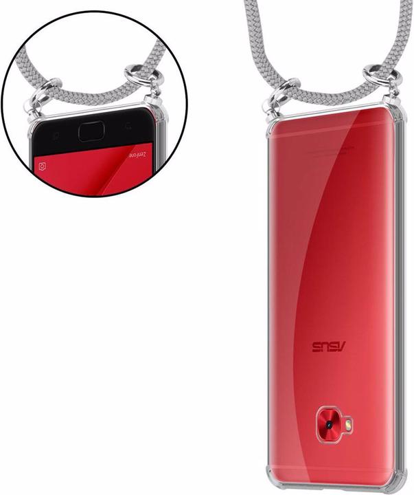 Produktbild Cadorabo TPU Handy Kette SILBER Cover