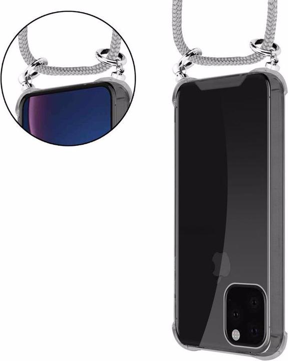 Produktbild Cadorabo TPU Handy Kette SILBER Cover