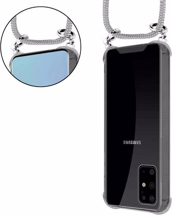 Produktbild Cadorabo TPU Handy Kette SILBER Cover