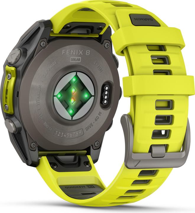 Image du produit Garmin Fenix 8 Solar Sapphire Titan (47 mm)