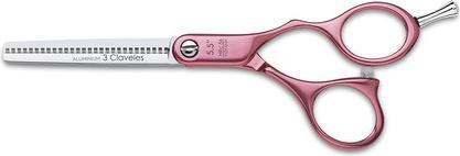 Actual product image 3 Claveles Duraluminio Hairdressing Scissors 5.5" Pink (23.60 cm)