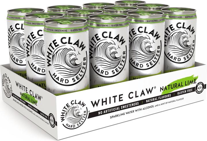 White Claw Natural Lime (12 x 33 cl)