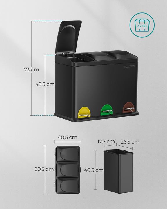 Image du produit Songmics Janitor (45 l)